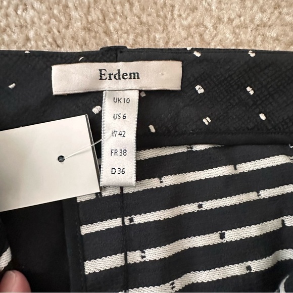 NWT Erdem Polka Dot Print Straight Leg Pants! - Picture 8 of 10